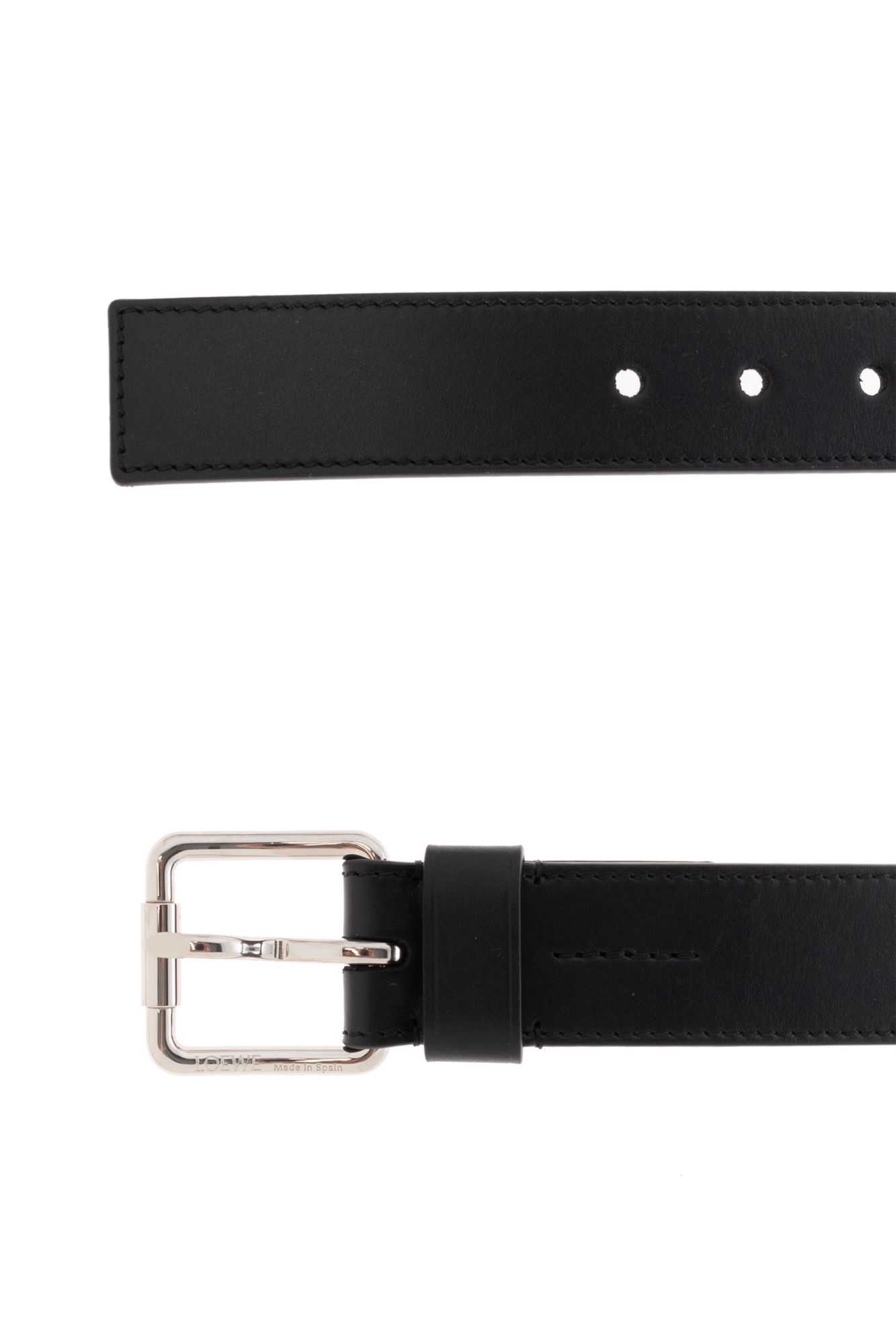 Black Leather belt Loewe - Vitkac Canada